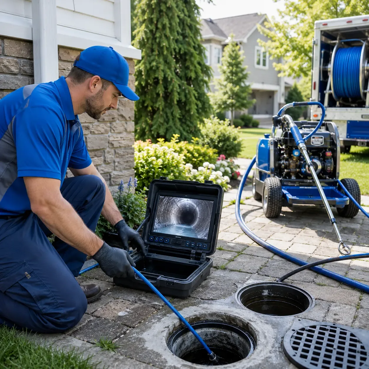 Outdoor drain cleaning professionals serving Hampton, NY